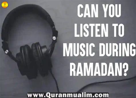 does listening to music break your fast