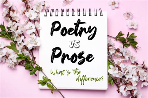 How Does Poetry Differ from Prose? A Comparative Analysis